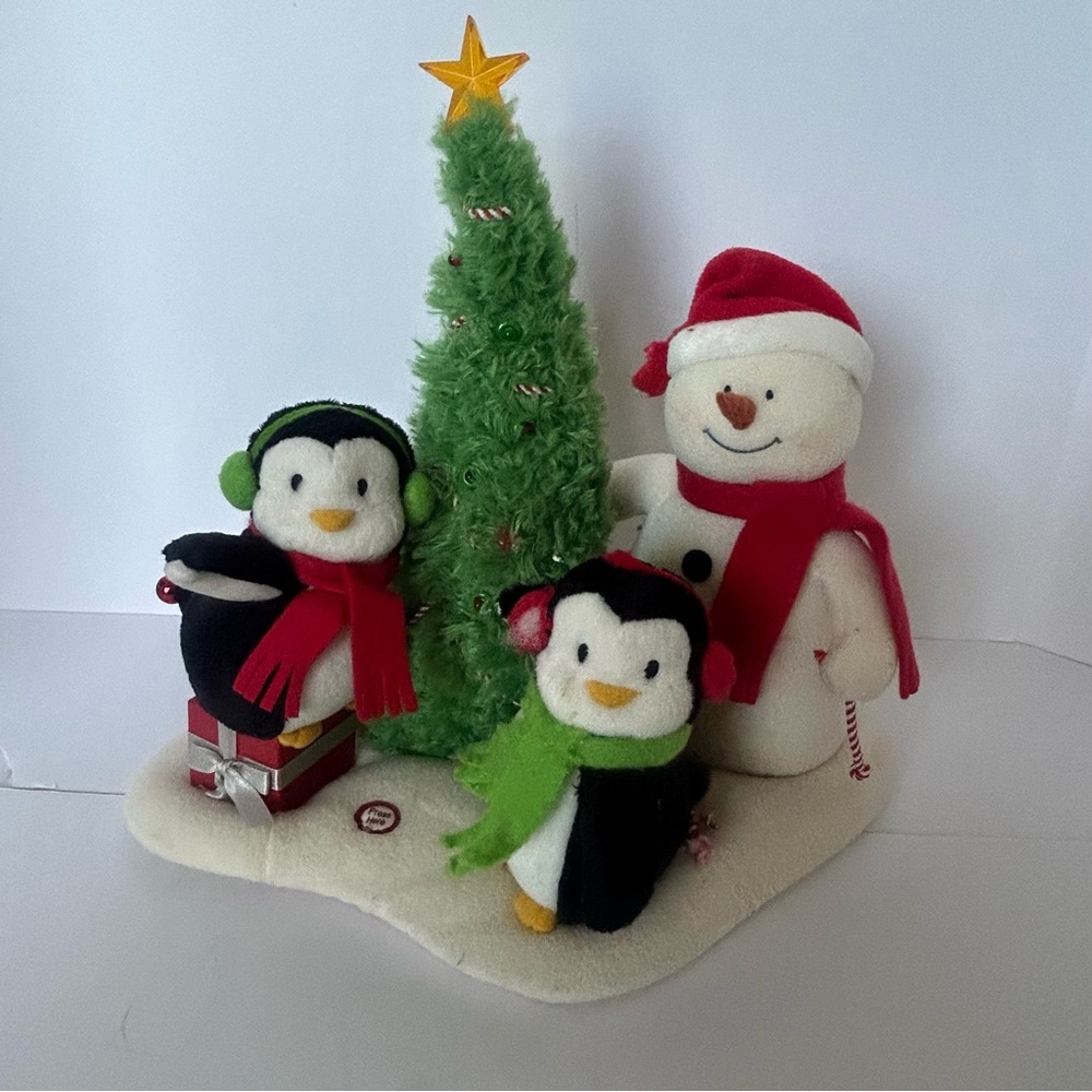 Hallmark 2006 Jingle Pals Very‎ Merry Trio Snowman +Penguins Dance Sings WORKS